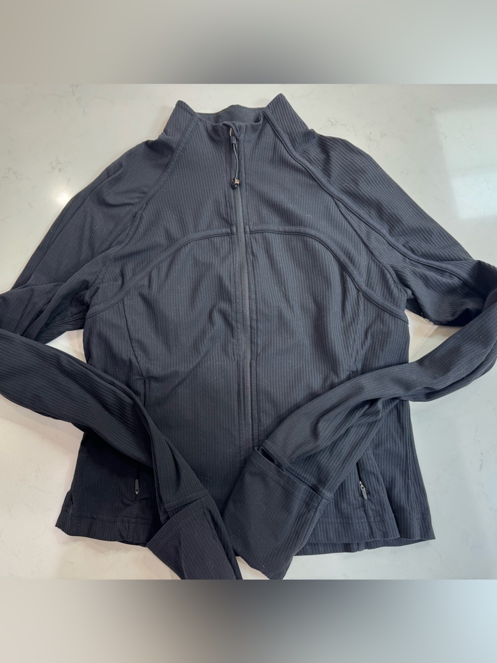 Lululemon Define Ribbed Jacket Black Size 10